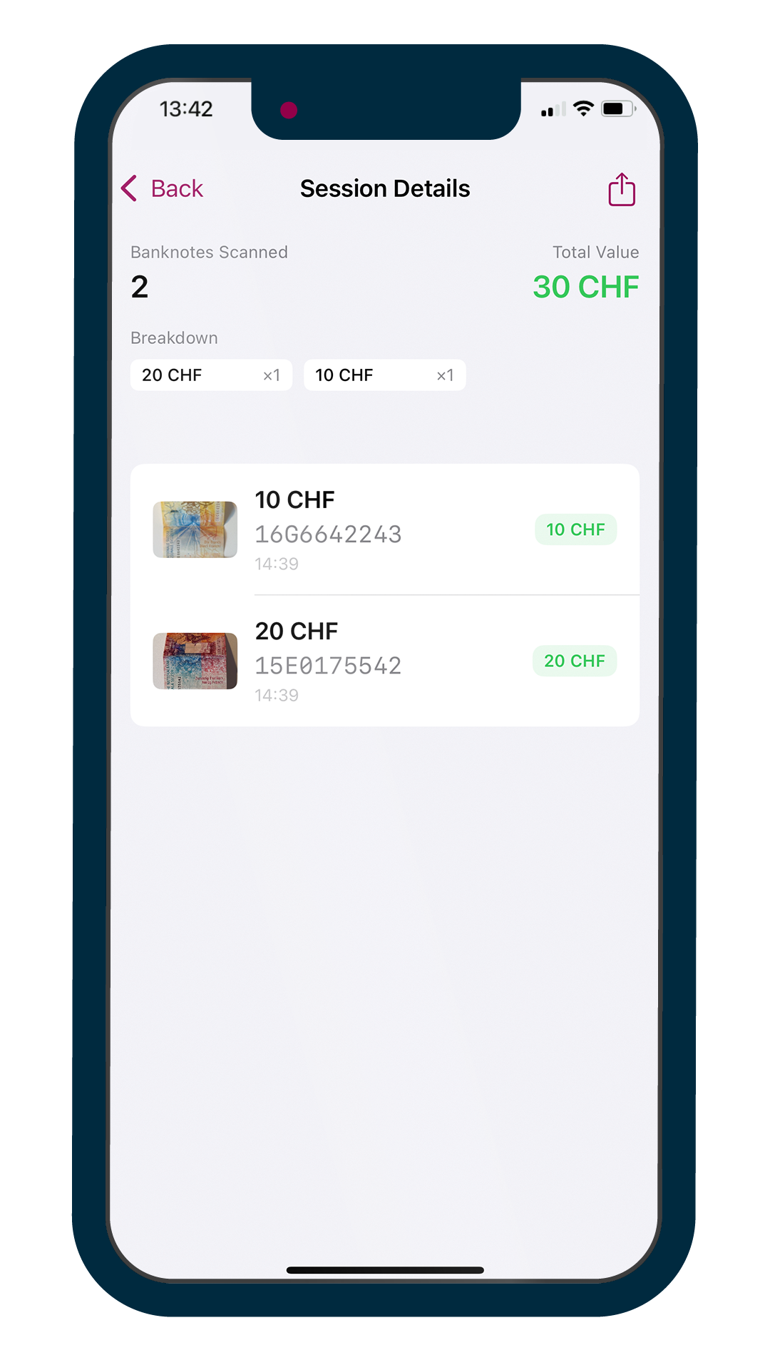 BANKNOTE SCANNER - Kinegram Digital Solutions
