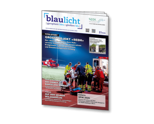 Magazine Cover, illustrating article about the BANKNOTE SCANNER by OVD Kinegram, a solution that provides efficient mobile banknote identification and documentation for police forces